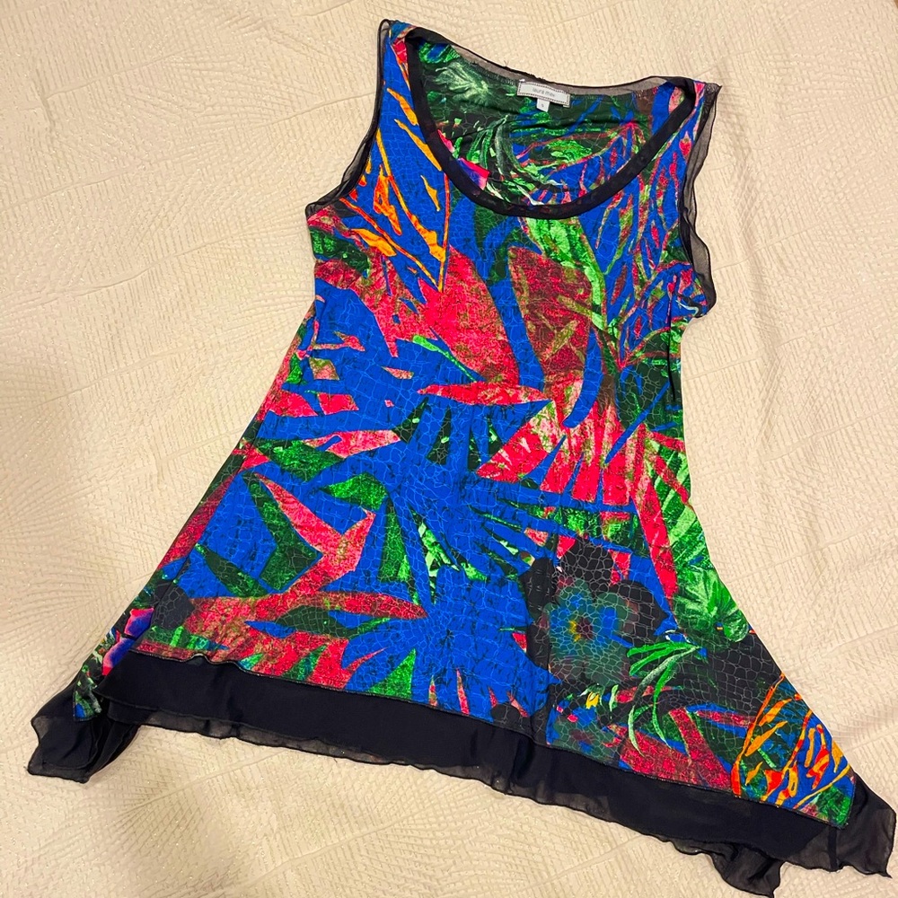 Shark bite tunic multicolor small